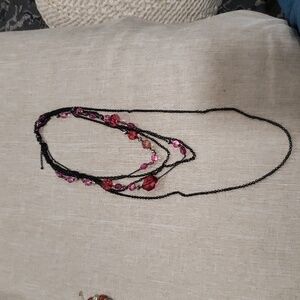 Express Multi Layered Beaded Chunky Necklace